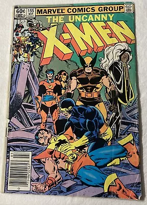 Buy Uncanny X-Men 155 Mark Jewelers Marvel Comics 1982 ~2.5~ 155MJ • 10.48£