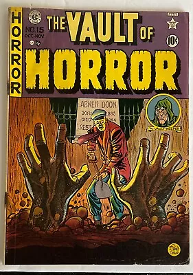 Buy Vault Of Horror #15. Johnny Craig Cover. EC 1950 • 552.16£