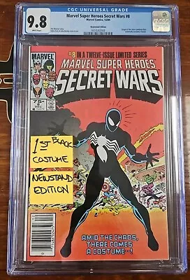 Buy Marvel Super Heroes Secret Wars #8N Newsstand Variant CGC 9.8 1984 4418382008 • 854.26£