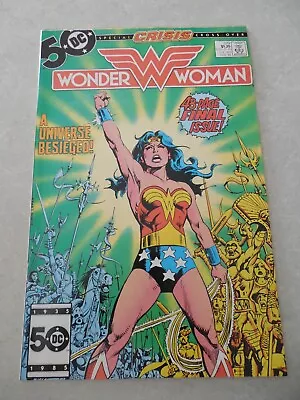 Buy Wonder Woman #329, Dc Comics, 1985, Last Issue, Crisis Cross-over, 9.4 Nm! • 7.76£
