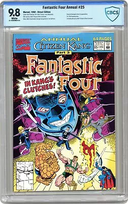 Buy Fantastic Four Annual #25 CBCS 9.8 1992 21-34264BD-014 • 69.89£