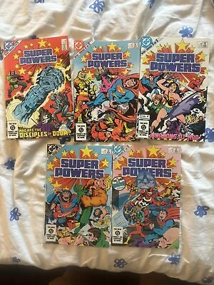Buy Super Powers #1-5 Jack Kirby Superman Batman Flash Dc High Grade Set 1984 (5) • 20£