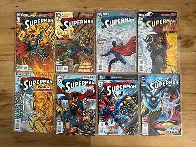 Buy New 52 Superman Issues 1-8 • 8£
