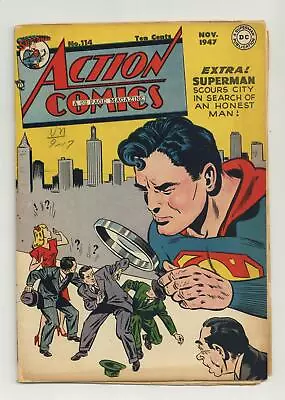 Buy Action Comics #114 GD+ 2.5 1947 • 198.04£