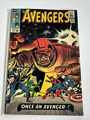 Buy Avengers #23, KEY 1st App. Ravonna Renslayer, Fine To Fine+, Marvel Comics 1965 • 54.35£