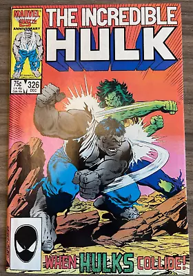 Buy The Incredible Hulk # 326 Comic First Print Marvel 1986 • 3.10£