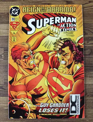 Buy 1995 DC Superman In Action Comics #709 Universe Logo Variant G/FN+ • 5.90£