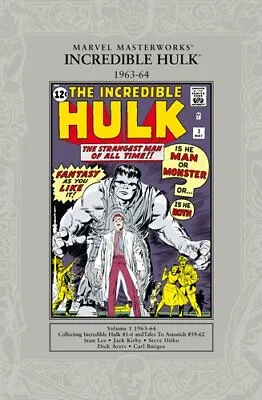 Buy Marvel Masterworks: The Incredible Hulk 1962-64 By Stan Lee 9781905239894 • 11.99£