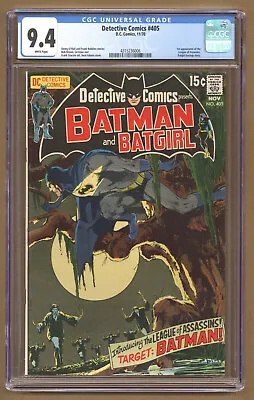 Buy Detective Comics 405 CGC 9.4 DC 1970 1st League Of Assassins! Batman! WP P12 Cmm • 1,549.33£
