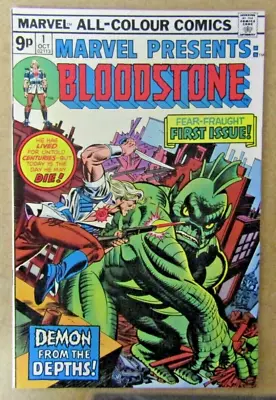 Buy Bronze Age Marvel Presents: Bloodstone #1 Oct 75 John Warner ( VF/8.0 ) 50% OFF • 13£