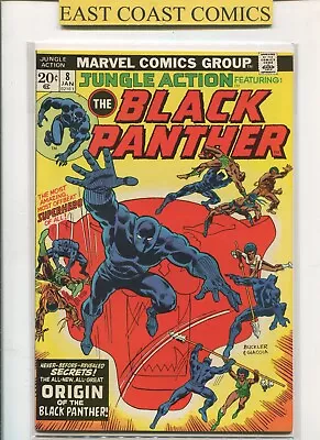 Buy Jungle Action Featuring The Black Panther #8 - Nm- Cent Copy - Marvel • 19.95£