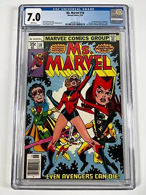 Buy Ms Marvel #18 CGC 7.0 (1978) Marvel Comics • 93.19£