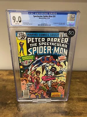 Buy Spectacular Spider-man #24 1978 Cgc 9.0 Marvel  • 80£