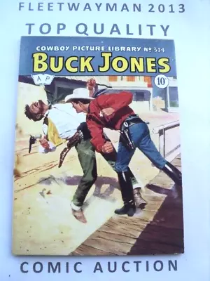 Buy Cowboy Picture Library Comic - 314 - 1959 - Buck Jones - Vgc - Western Fleetway • 3.99£