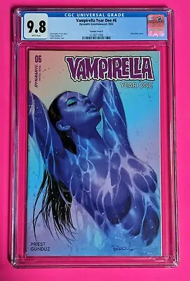 Buy Vampirella Year One #6 Cgc 9.8 Nm+ Lucio Parrillo Ultraviolet Lust Variant  • 66£