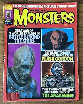 Buy FAMOUS MONSTERS #170 MAGAZINE Warren January 1981 FLASH GORDON Of Filmland • 9.31£