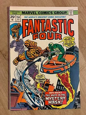 Buy Fantastic Four #154 - Jan 1975 - Vol.1 - Marvel - Bronze Age - 7.5 VF- • 6.22£