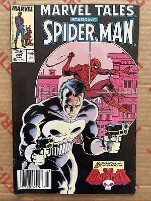 Buy Spider-Man Marvel Tales #209 1988 Newsstand Reprint ASM #129 1st Punisher Marvel • 6.99£