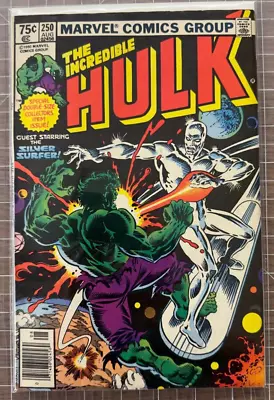 Buy 1980 Marvel Comics The Incredible HULK #250 NEWSSTAND 4.0-5.0 Condition • 23.29£