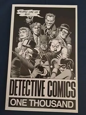 Buy Detective Comics #1000 Bolland Forbidden Planet Exclusive B&w Variant Dc • 18.99£