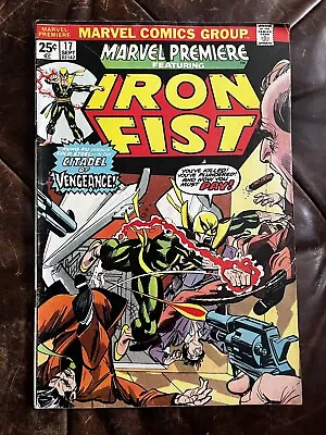 Buy Marvel Premiere #17 (1974) Iron Fist!!! • 10.41£