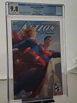 Buy Action Comics 1000 CGC 9.8 1298568010 Artgerm BuyMeToys.Com Edition A Cover! • 155.31£