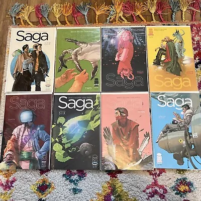 Buy Saga #1-64 B K Vaughan Fiona Staples Image 2012 See Description For Details • 90£