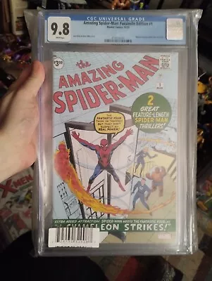 Buy Marvel Comics CGC 9.8 Facsimilie - Amazing Spiderman 1 • 55£