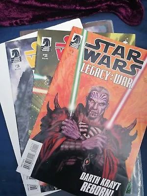 Buy Star Wars Dark Horse Legacy : War #1,2,3, In Plastic Wallet • 25.95£