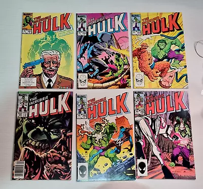 Buy The Incredible Hulk #291 - 299 Marvel 1984 Lot Of 9 Comics VF- To VF+ Unpressed • 38.90£