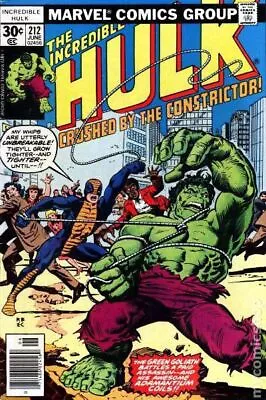 Buy Incredible Hulk #212 FN 1977 Stock Image • 8.93£
