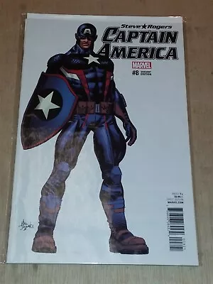Buy Captain America Steve Rogers #8 Variant Nm+ (9.6 Or Better) February 2017 Marvel • 9.99£