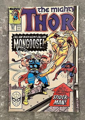 Buy The Mighty THOR #391 (Marvel, 1988) Spider-Man ~ 1st Eric Masterson • 3.88£