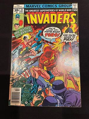 Buy The Invaders #21 (1977) - Second Appearance Of Union Jack II • 15.52£