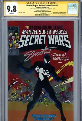 Buy Marvel Super Heroes Secret Wars #8 (2022) CGC 9.8 Mexican Ed. Signed Jim Shooter • 108.34£