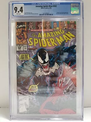 Buy Amazing Spider-Man #332 CGC 9.4 | White Pages | Marvel (1990) | Jay Leno Cameo • 58.24£