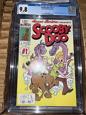 Buy Scooby-Doo V2 #1 Newsstand CGC 9.8 W RARE Harvey 1992 • 97.04£