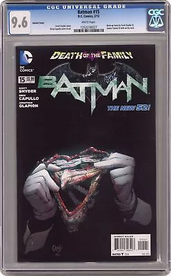 Buy Batman #15B Capullo Threshold Variant CGC 9.6 2013 1252238027 • 89.31£