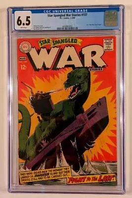 Buy Star Spangled War Stories 137 CGC 6.5 Feb-Mar 1968 DC Silver Age Comic FINE+ • 77.79£