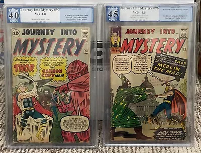 Buy Journey Into Mystery 90 And 96 PGX 4.0 And 4.5 Lot Group Not Cgc • 256.28£