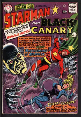 Buy Brave And The Bold #61 6.0 // Origin Of Starman & Black Canary Dc Comics 1965 • 48.15£