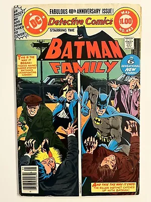 Buy Detective Comics#483-The Batman Family(Batgirl-Crime Alley)Mid Grade-1979 • 8.70£