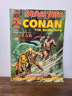 Buy Savage Tales Featuring Conan The Barbarian #5, 1974, Curtis Magazines • 19.49£