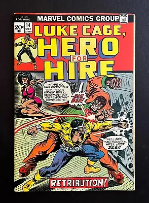Buy *Luke Cage: Hero For Hire* #14 Nice Copy 1st Big Ben App. Marvel  1973 • 15.52£
