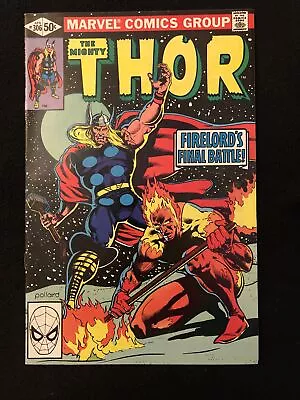 Buy Thor 306 7.0 7.5 Marvel 1981 Origin Of Firelord Origin Of Air Walker Tv • 7.76£