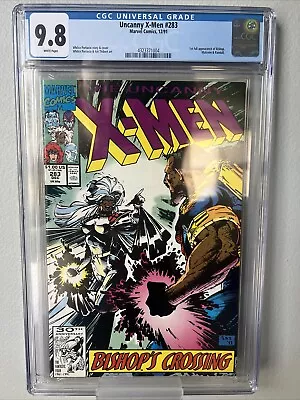Buy Uncanny X-Men #283 CGC 9.8 1991 1st Full App. Bishop • 69.89£