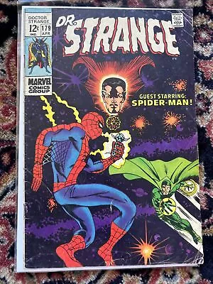 Buy DOCTOR STRANGE #179 (Marvel Comics, 1969) VG SPIDER-MAN Appearance • 16.31£