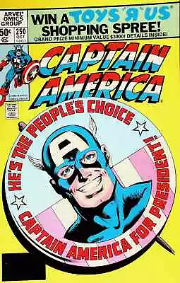 Buy Poster Captain America For President #250 COVER Marvel Comics 11.5x16 • 13.43£