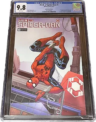 Buy W.E.B. Of Spider-Man #1 CGC 9.8 Nauck Disney Cast Exclusive Variant 1st Keener🔑 • 341.67£