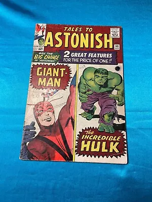 Buy Tales To Astonish # 60 Oct. 1964, Giant-man! Hulk! Very Good Condition • 33.55£
